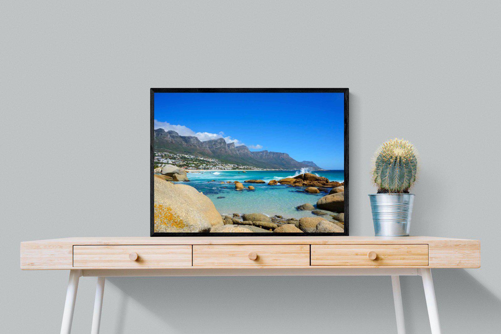 Twelve Apostles-Wall_Art-80 x 60cm-Mounted Canvas-Black-Pixalot