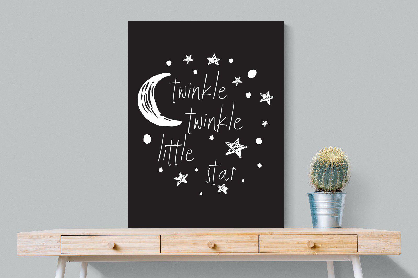 Twinkle Twinkle-Wall_Art-75 x 100cm-Mounted Canvas-No Frame-Pixalot