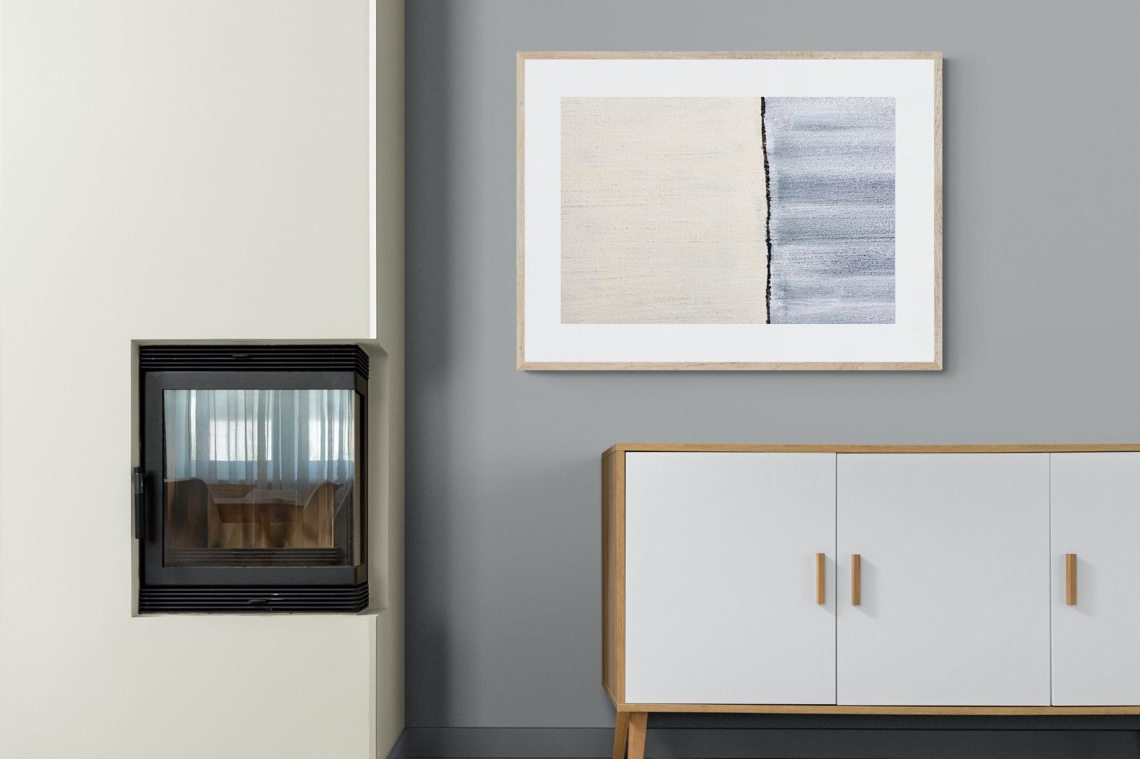 Two Thirds-Wall_Art-100 x 75cm-Framed Print-Wood-Pixalot