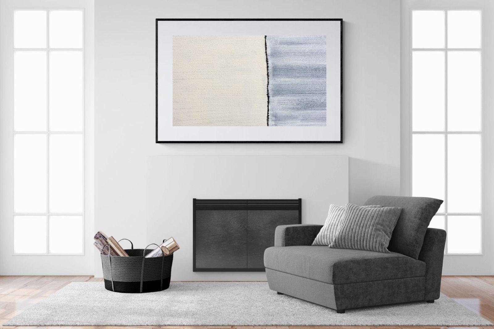 Two Thirds-Wall_Art-150 x 100cm-Framed Print-Black-Pixalot