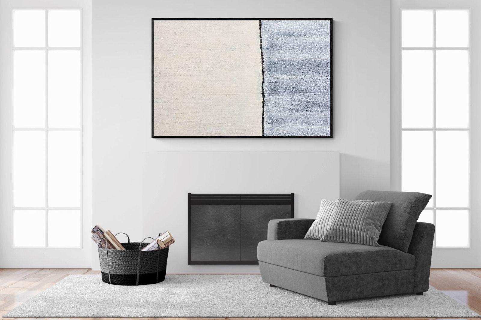 Two Thirds-Wall_Art-150 x 100cm-Mounted Canvas-Black-Pixalot