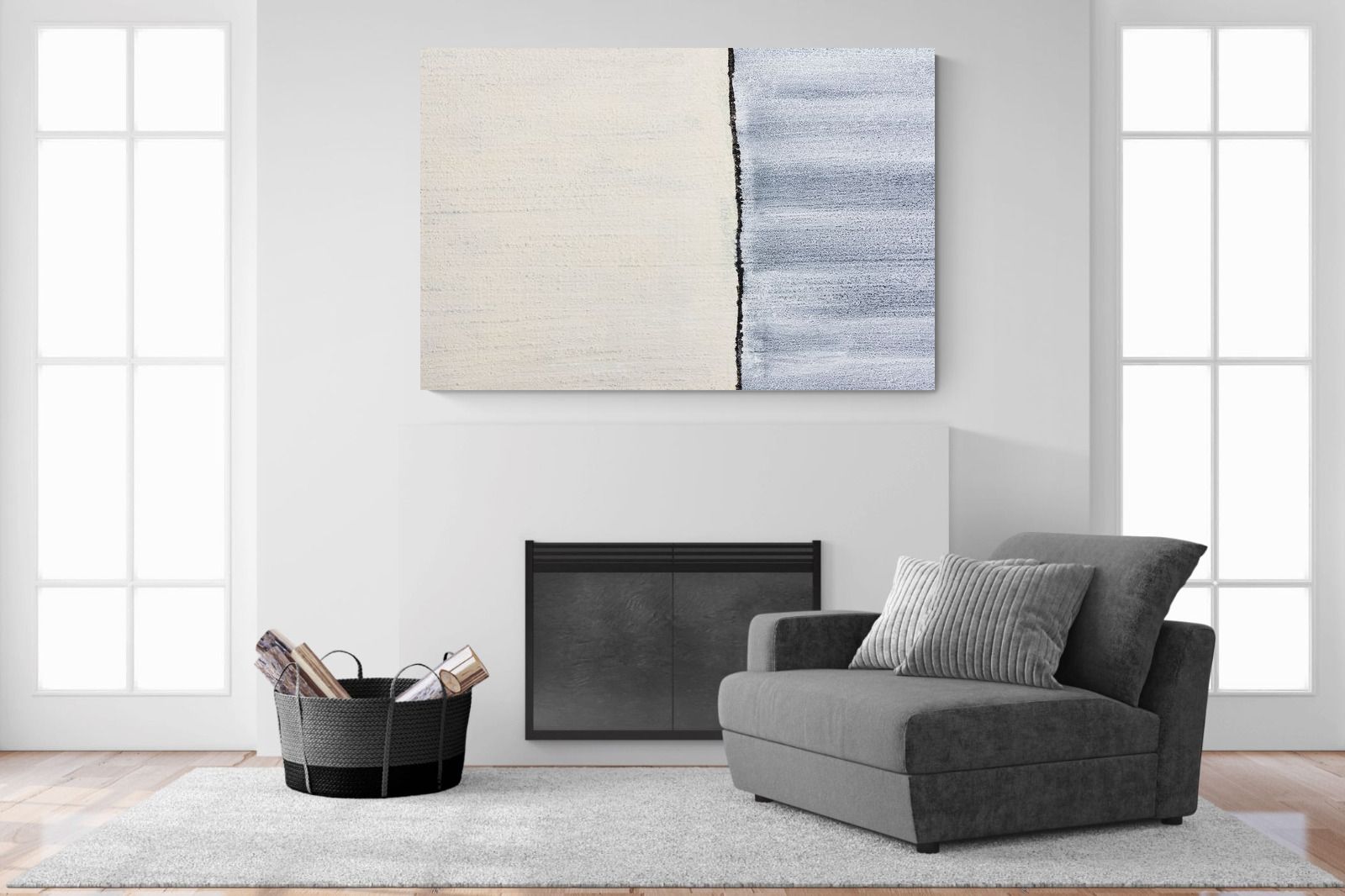Two Thirds-Wall_Art-150 x 100cm-Mounted Canvas-No Frame-Pixalot