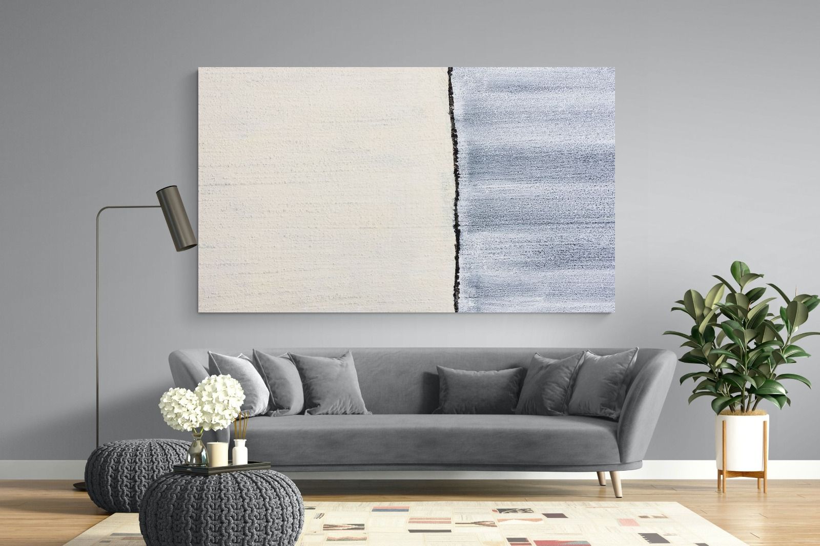 Two Thirds-Wall_Art-220 x 130cm-Mounted Canvas-No Frame-Pixalot