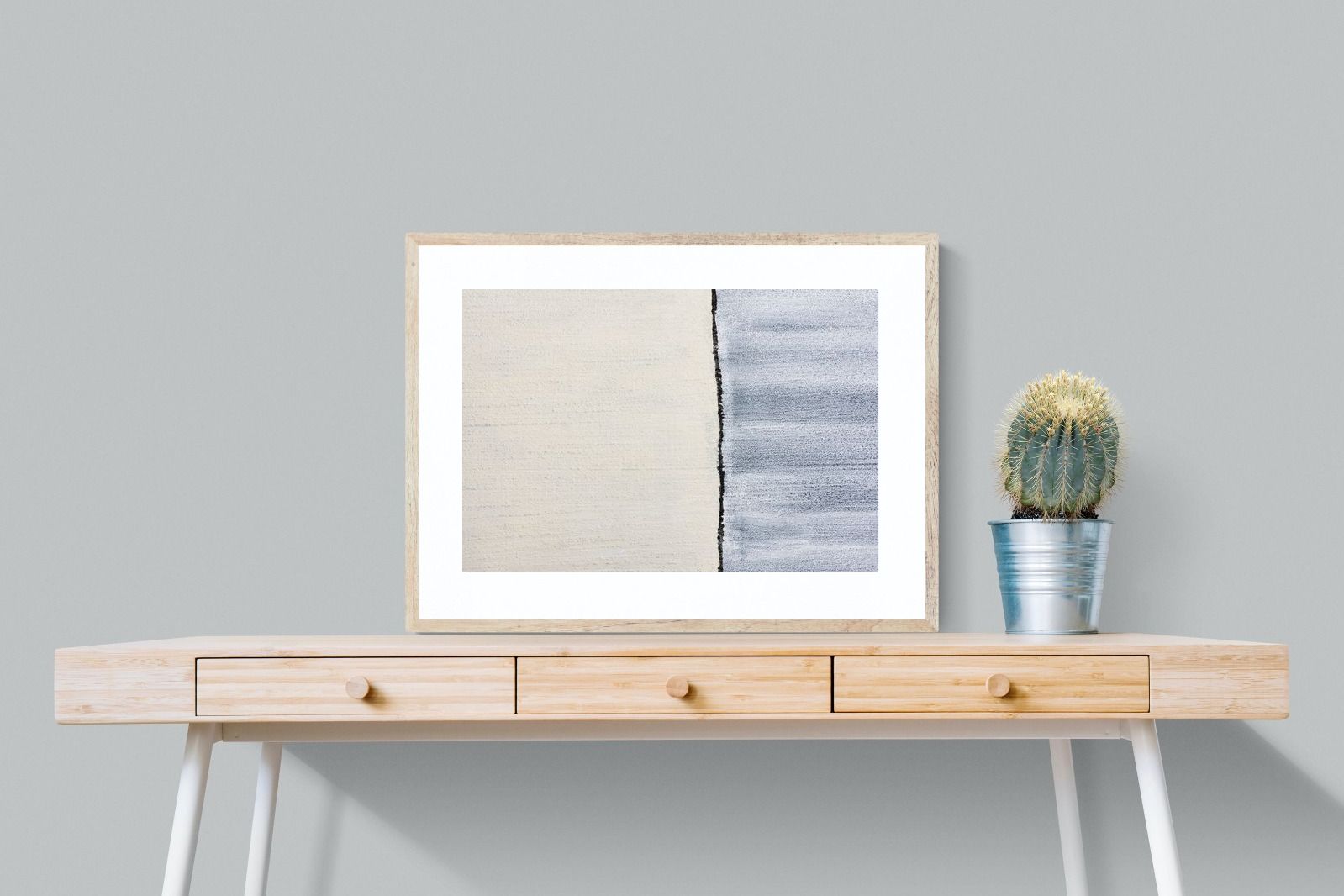 Two Thirds-Wall_Art-80 x 60cm-Framed Print-Wood-Pixalot