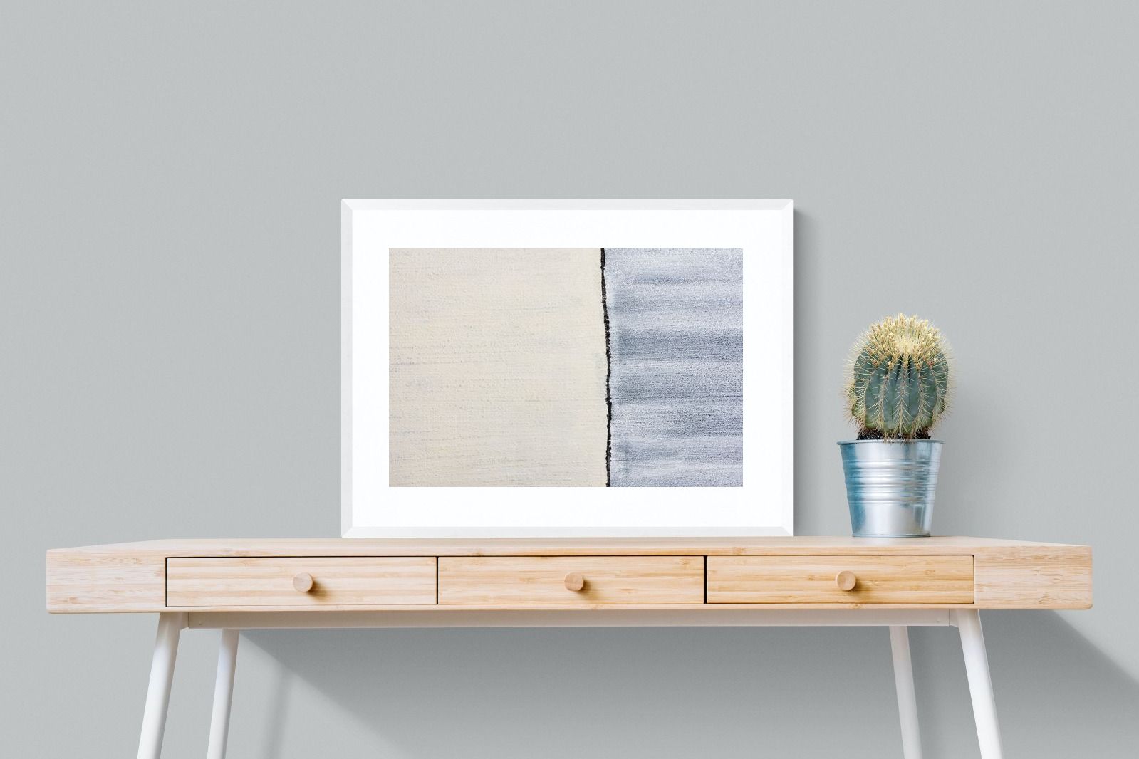 Two Thirds-Wall_Art-80 x 60cm-Framed Print-White-Pixalot