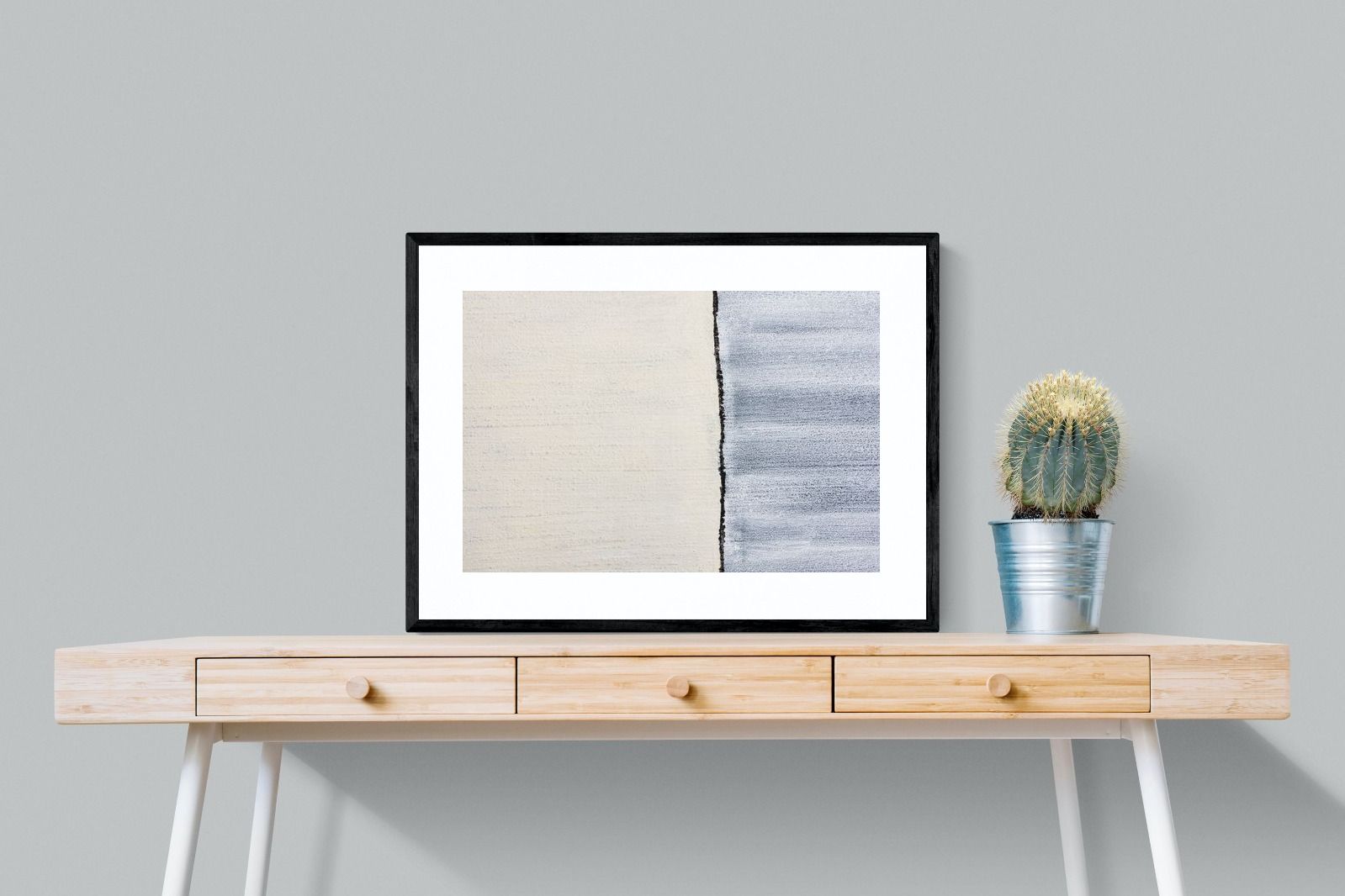 Two Thirds-Wall_Art-80 x 60cm-Framed Print-Black-Pixalot