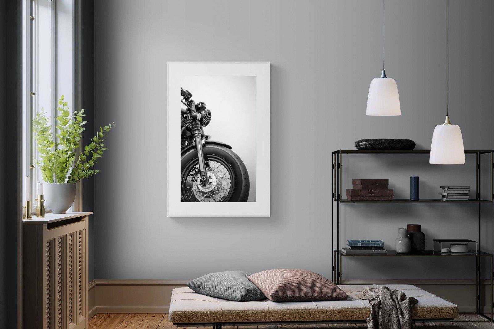 Two Wheel Culture-Wall_Art-100 x 150cm-Framed Print-White-Pixalot