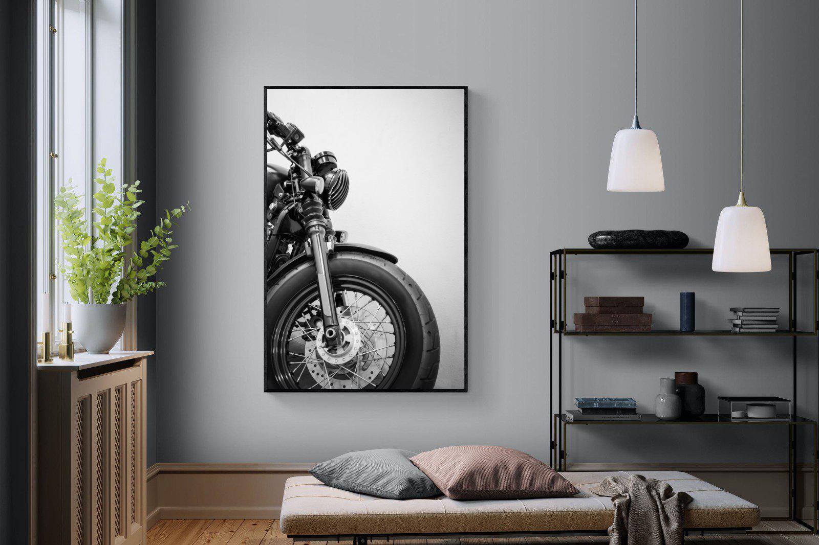 Two Wheel Culture-Wall_Art-120 x 180cm-Mounted Canvas-Black-Pixalot