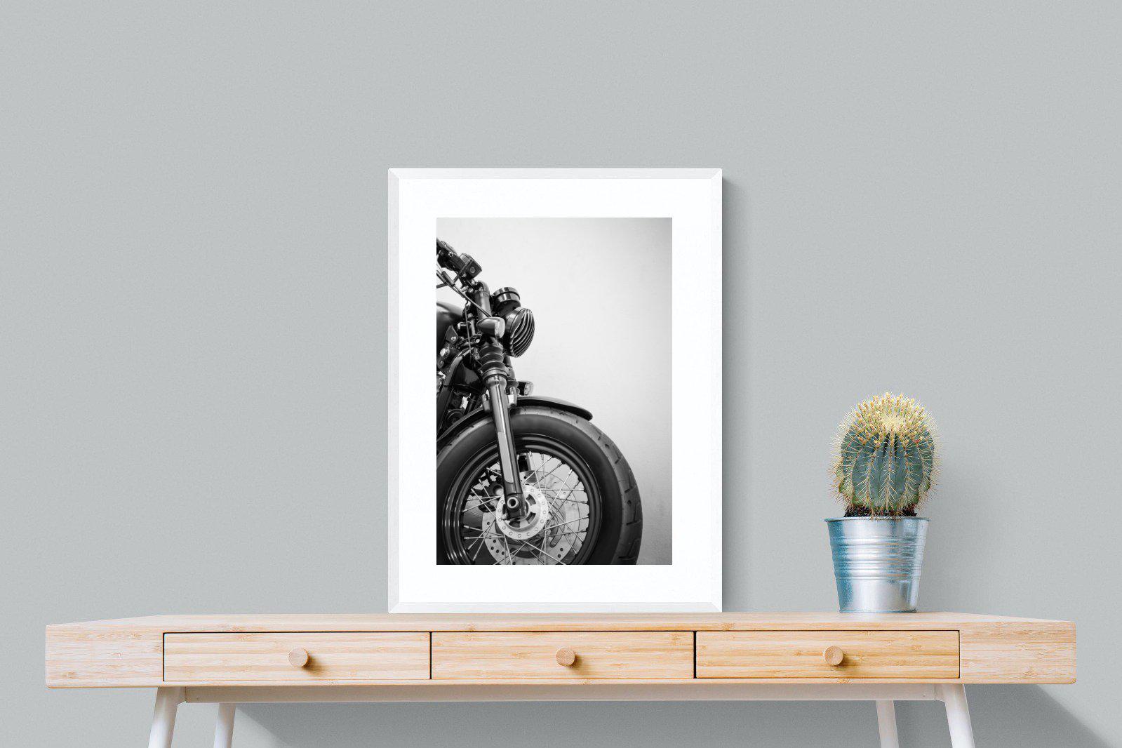 Two Wheel Culture-Wall_Art-60 x 80cm-Framed Print-White-Pixalot