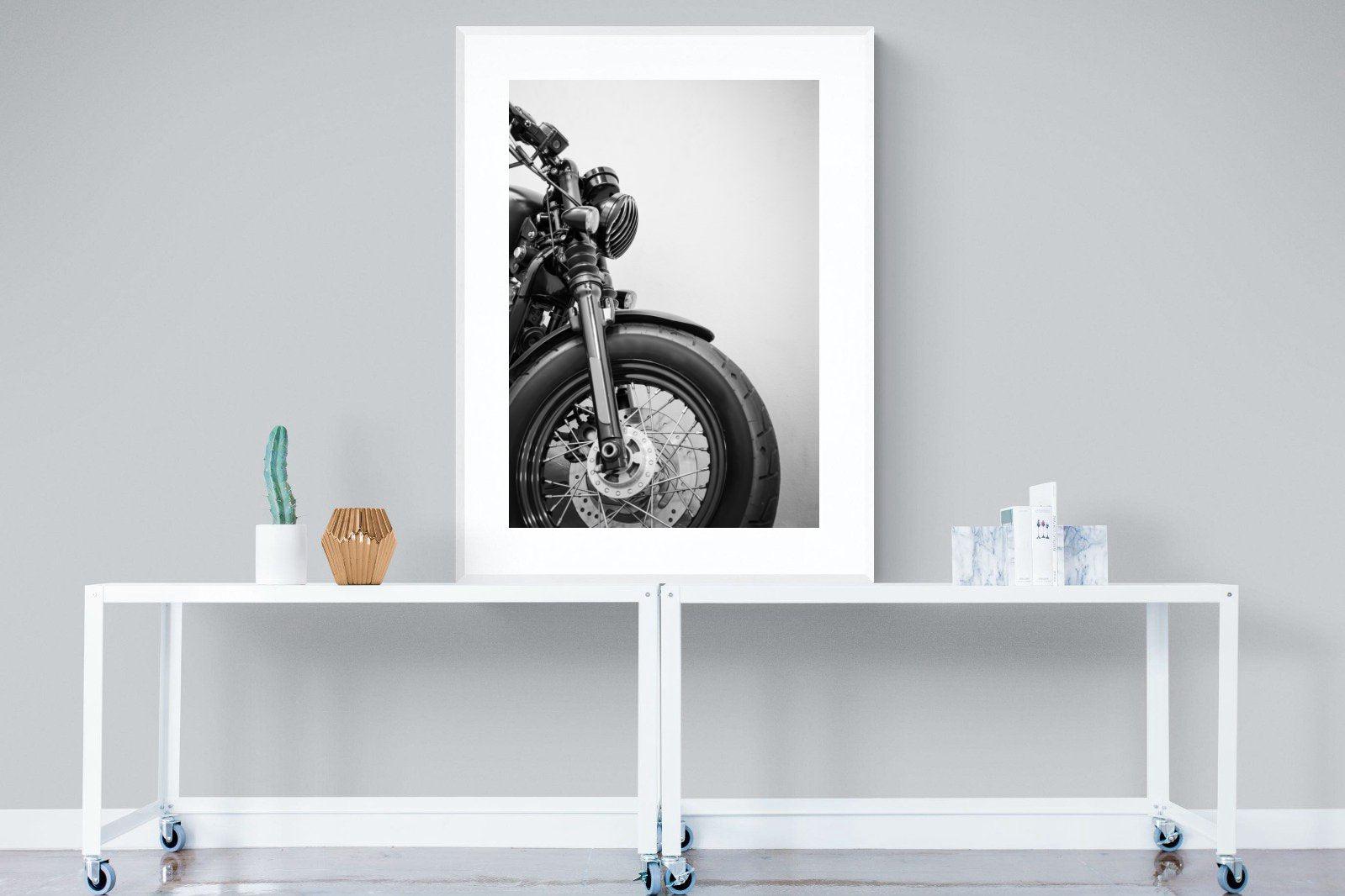 Two Wheel Culture-Wall_Art-90 x 120cm-Framed Print-White-Pixalot