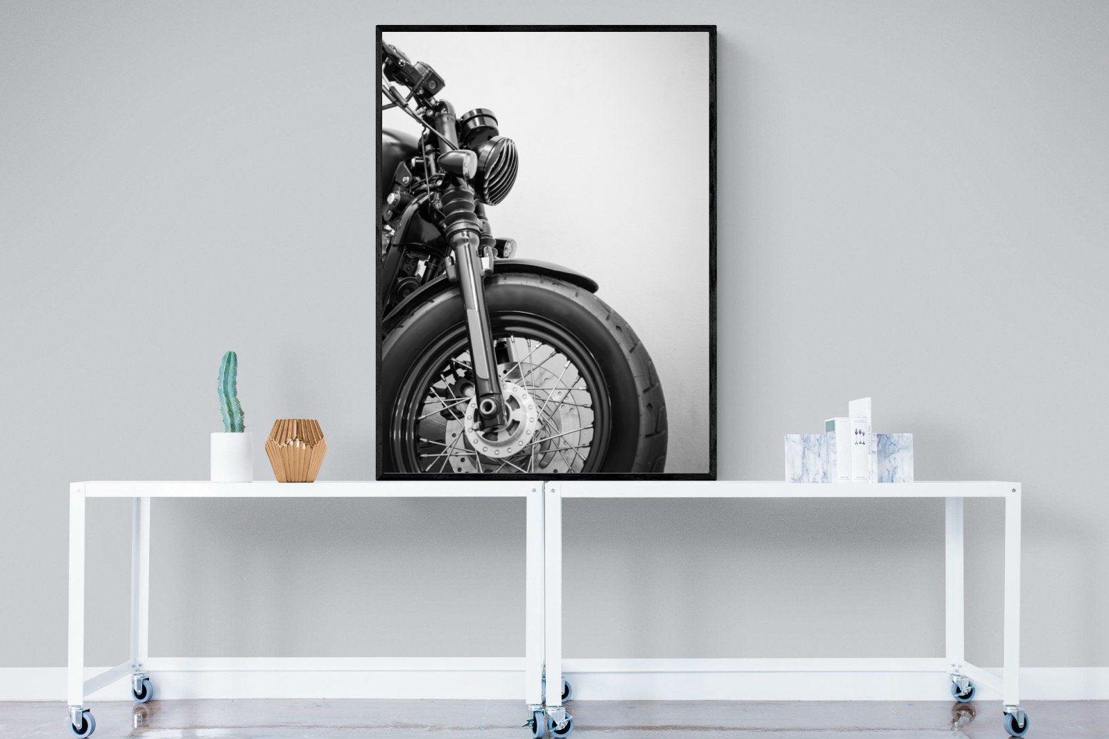 Two Wheel Culture-Wall_Art-90 x 120cm-Mounted Canvas-Black-Pixalot