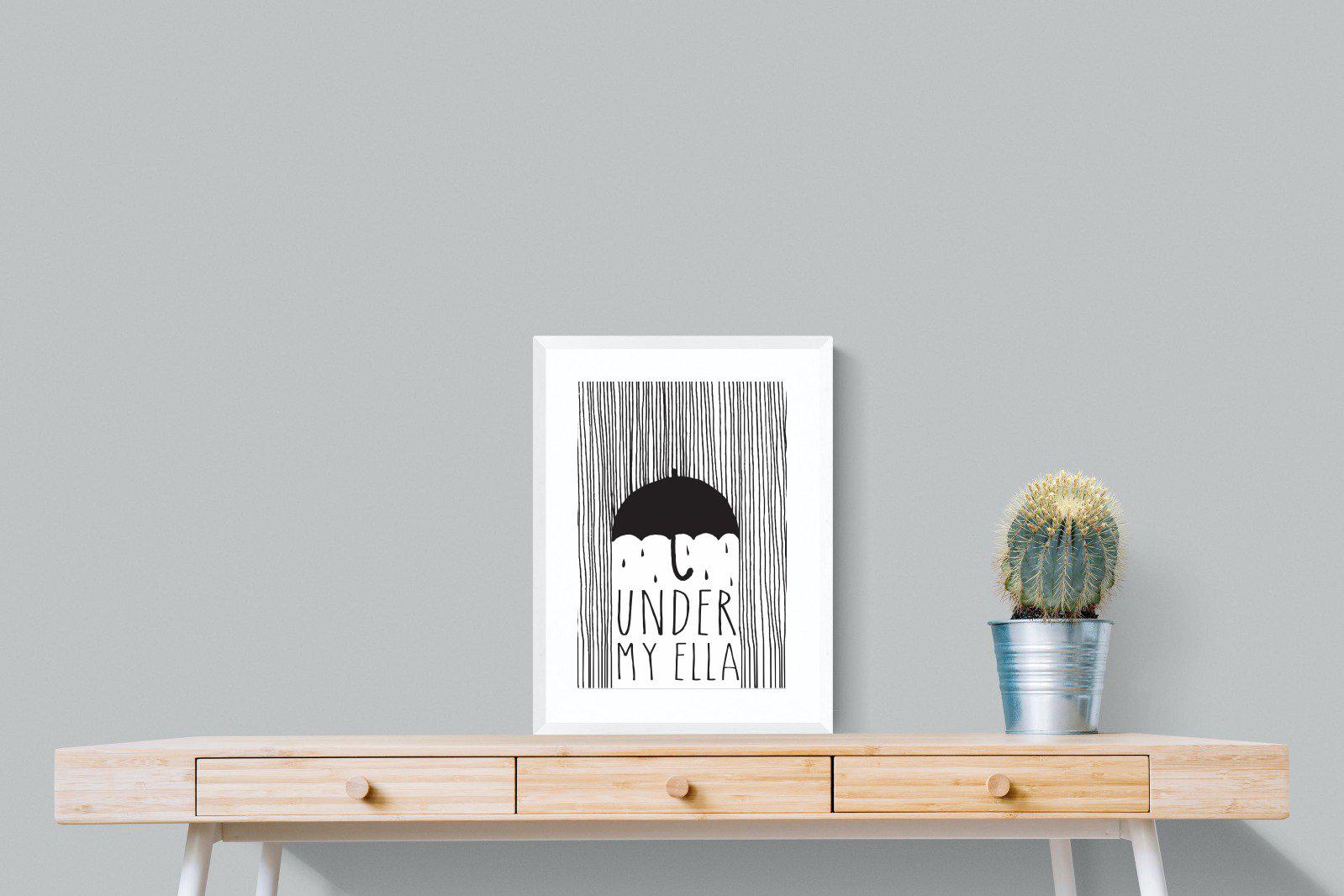 Umbrella-Wall_Art-45 x 60cm-Framed Print-White-Pixalot