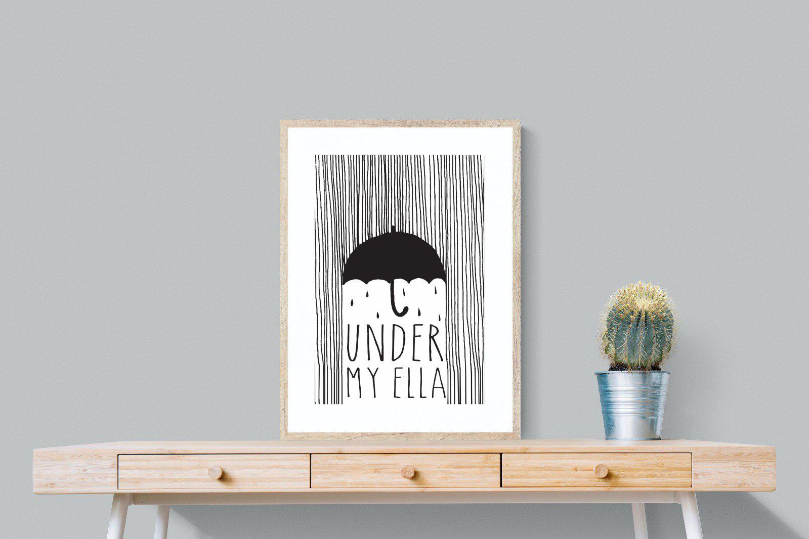 Umbrella-Wall_Art-60 x 80cm-Framed Print-Wood-Pixalot