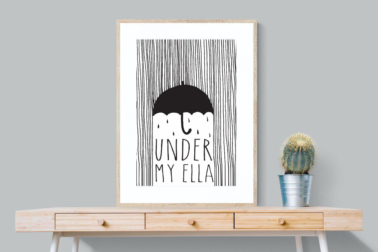 Umbrella-Wall_Art-75 x 100cm-Framed Print-Wood-Pixalot