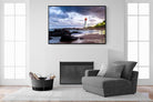 Umhlanga Lighthouse-Wall_Art-150 x 100cm-Mounted Canvas-Black-Pixalot