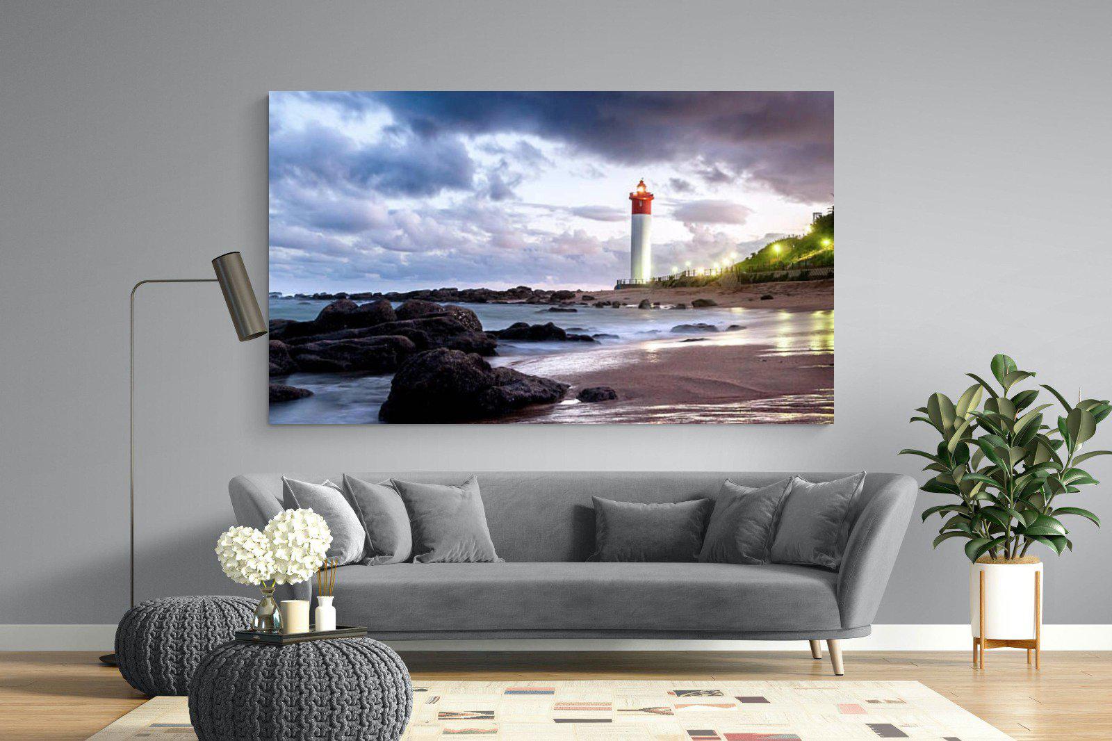 Umhlanga Lighthouse-Wall_Art-220 x 130cm-Mounted Canvas-No Frame-Pixalot