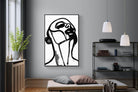 Unbowed-Wall_Art-120 x 180cm-Mounted Canvas-Black-Pixalot