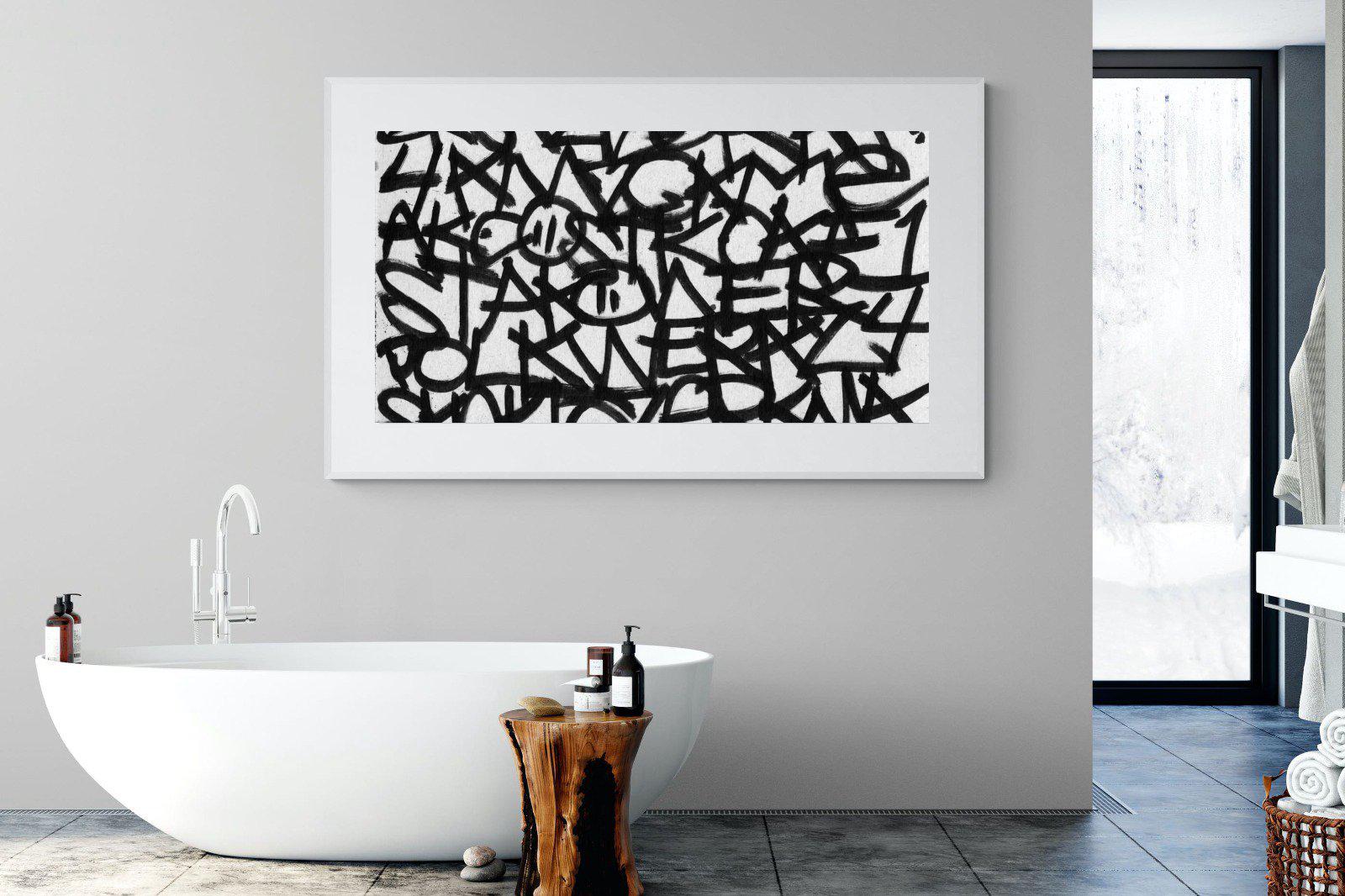 Urban Art-Wall_Art-180 x 110cm-Framed Print-White-Pixalot