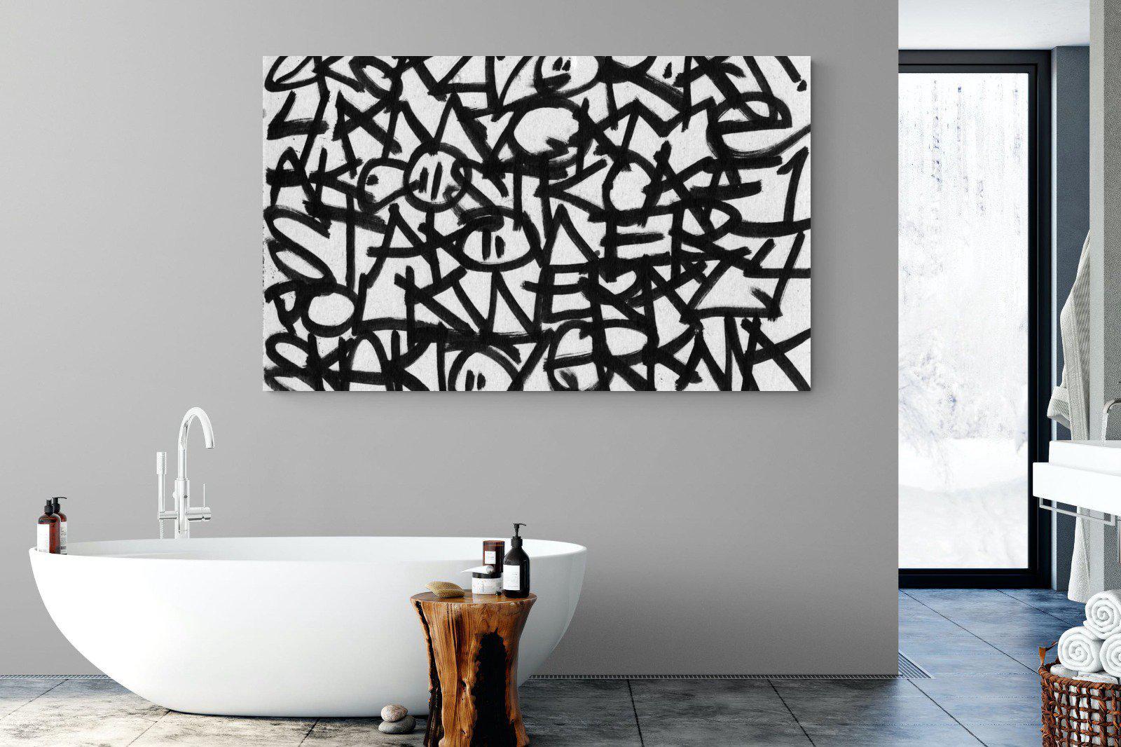 Urban Art-Wall_Art-180 x 110cm-Mounted Canvas-No Frame-Pixalot