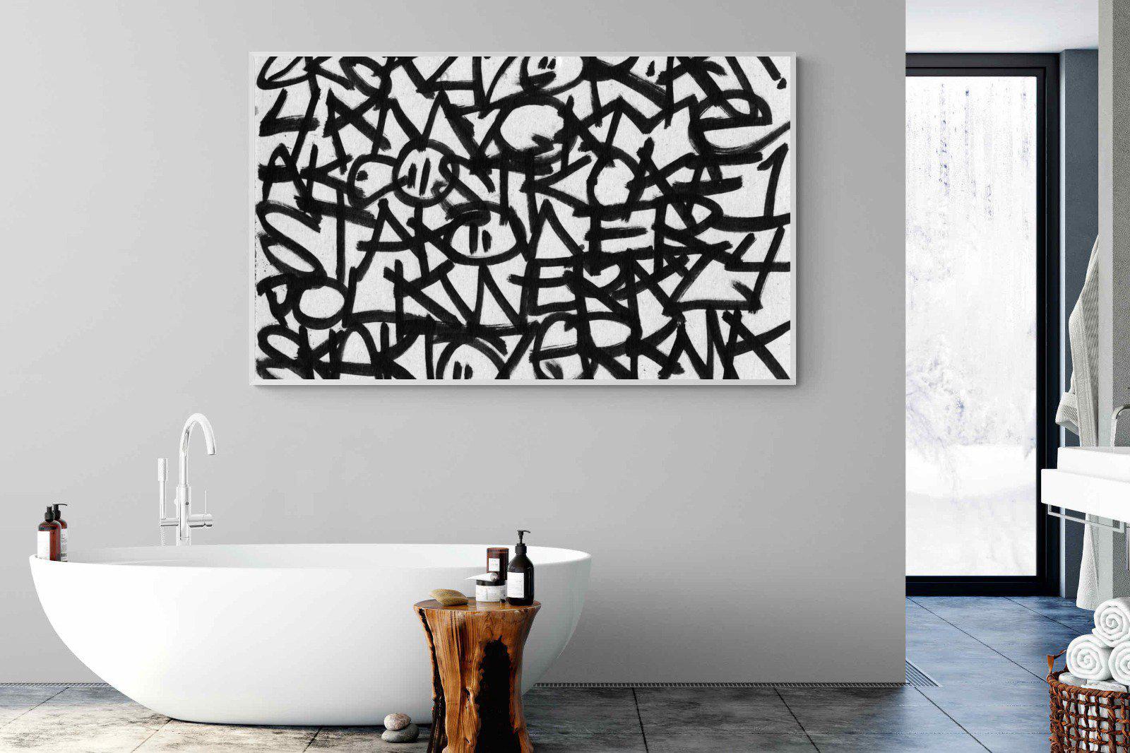 Urban Art-Wall_Art-180 x 110cm-Mounted Canvas-White-Pixalot