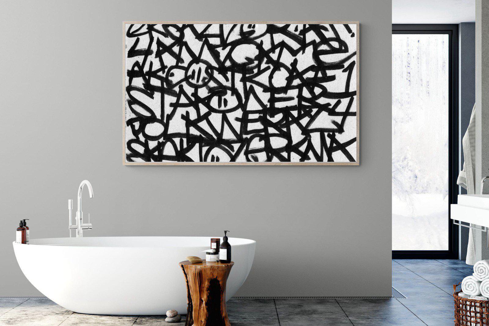 Urban Art-Wall_Art-180 x 110cm-Mounted Canvas-Wood-Pixalot