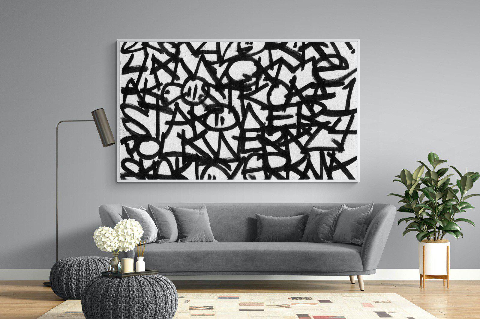 Urban Art-Wall_Art-220 x 130cm-Mounted Canvas-White-Pixalot