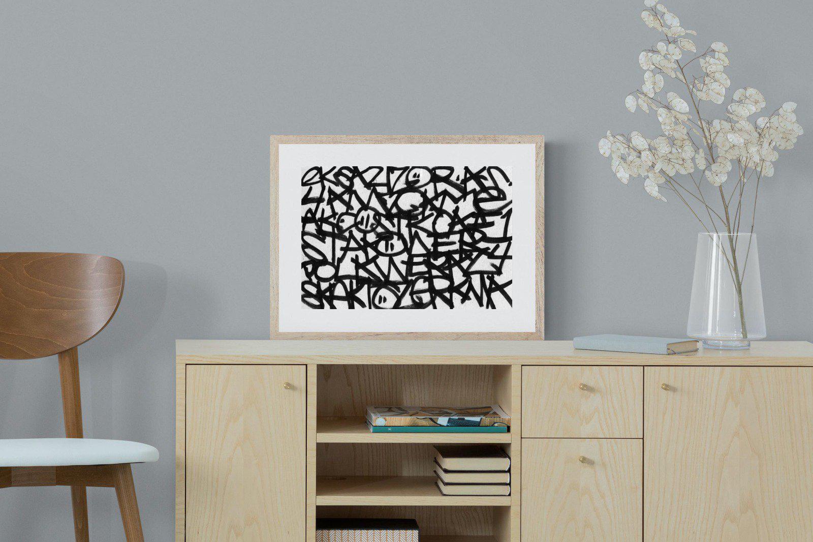 Urban Art-Wall_Art-60 x 45cm-Framed Print-Wood-Pixalot