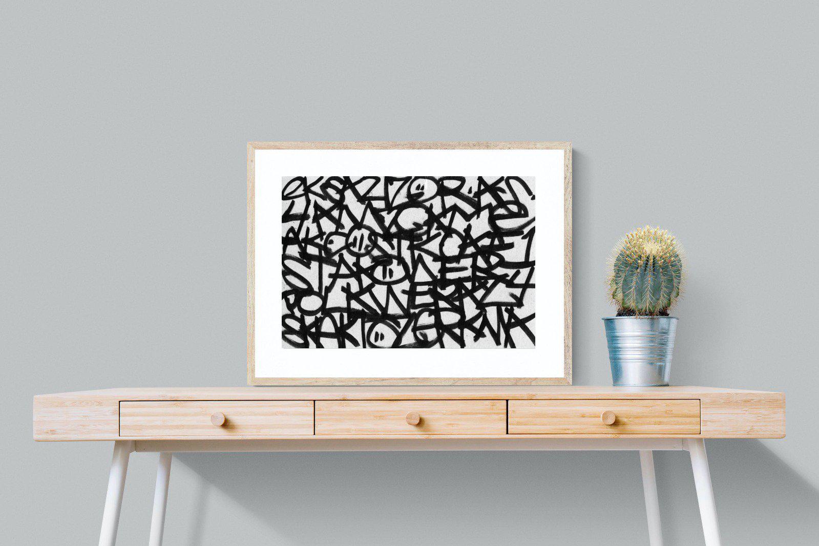 Urban Art-Wall_Art-80 x 60cm-Framed Print-Wood-Pixalot