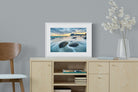 Uttakleiv Beach-Wall_Art-60 x 45cm-Framed Print-White-Pixalot