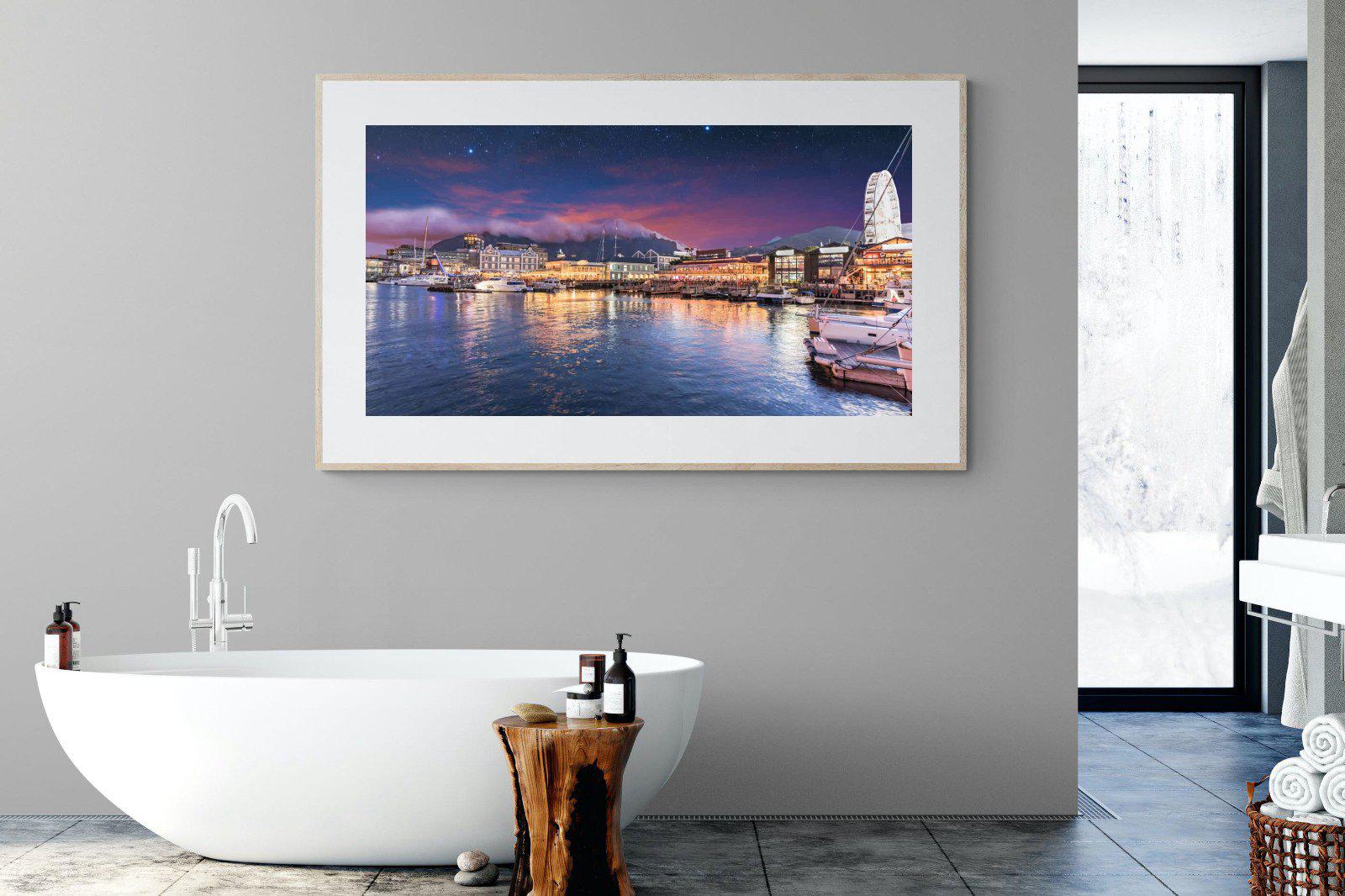 V&A Waterfront-Wall_Art-180 x 110cm-Framed Print-Wood-Pixalot