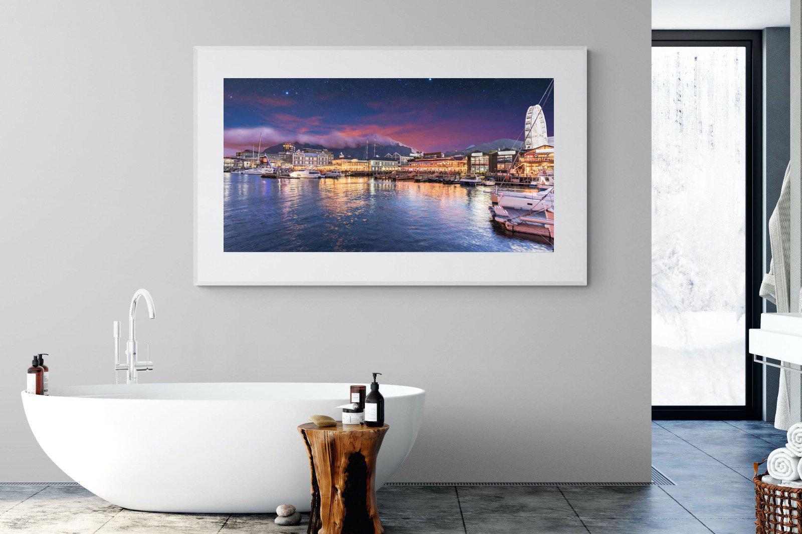 V&A Waterfront-Wall_Art-180 x 110cm-Framed Print-White-Pixalot