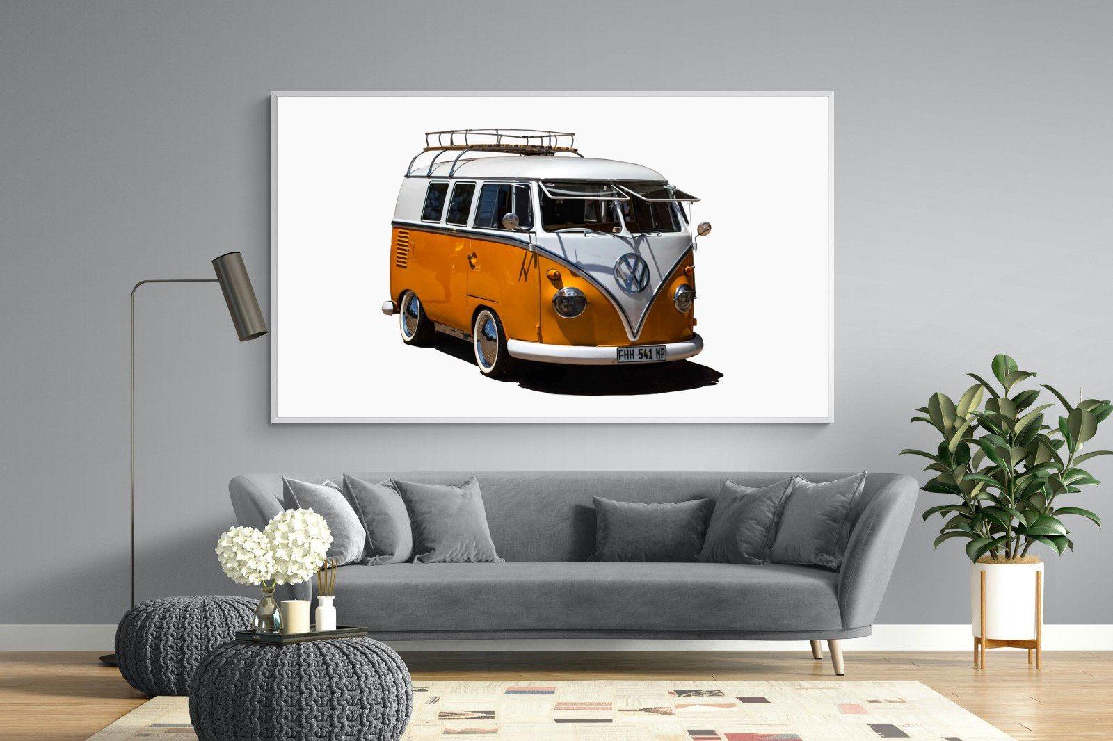 VW Combi-Wall_Art-220 x 130cm-Mounted Canvas-White-Pixalot