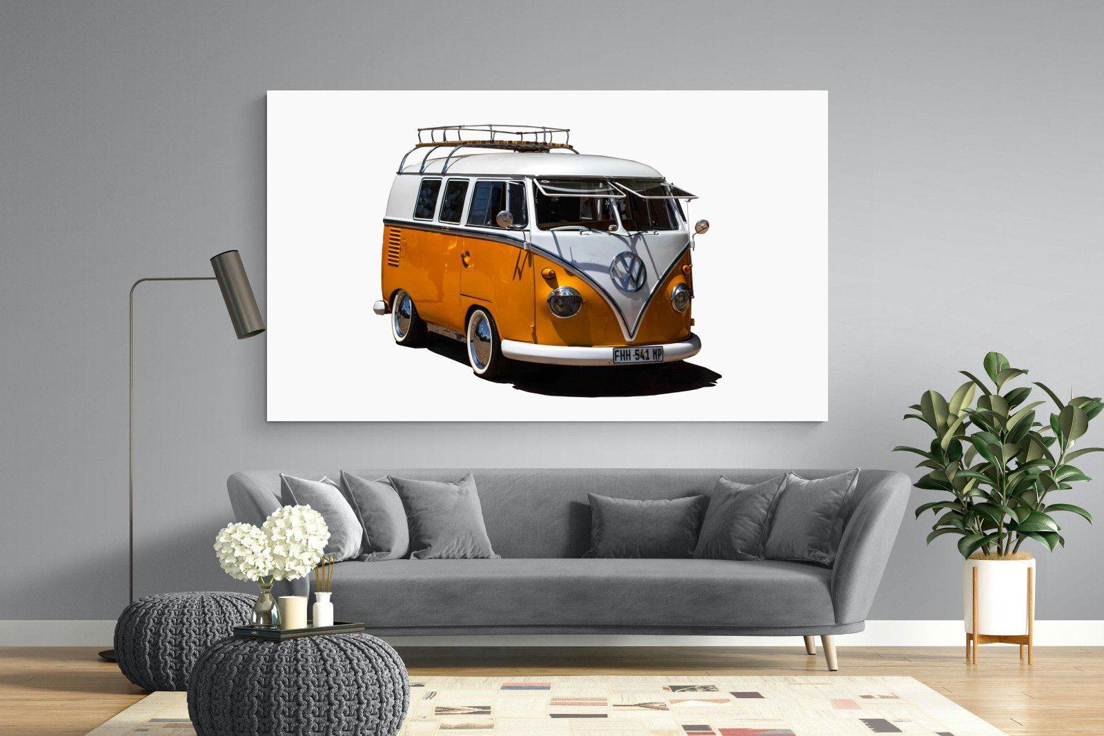 VW Combi-Wall_Art-220 x 130cm-Mounted Canvas-No Frame-Pixalot