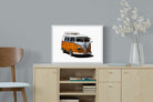 VW Combi-Wall_Art-60 x 45cm-Mounted Canvas-White-Pixalot
