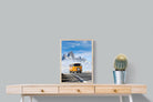 VW Mini Van-Wall_Art-45 x 60cm-Mounted Canvas-Wood-Pixalot