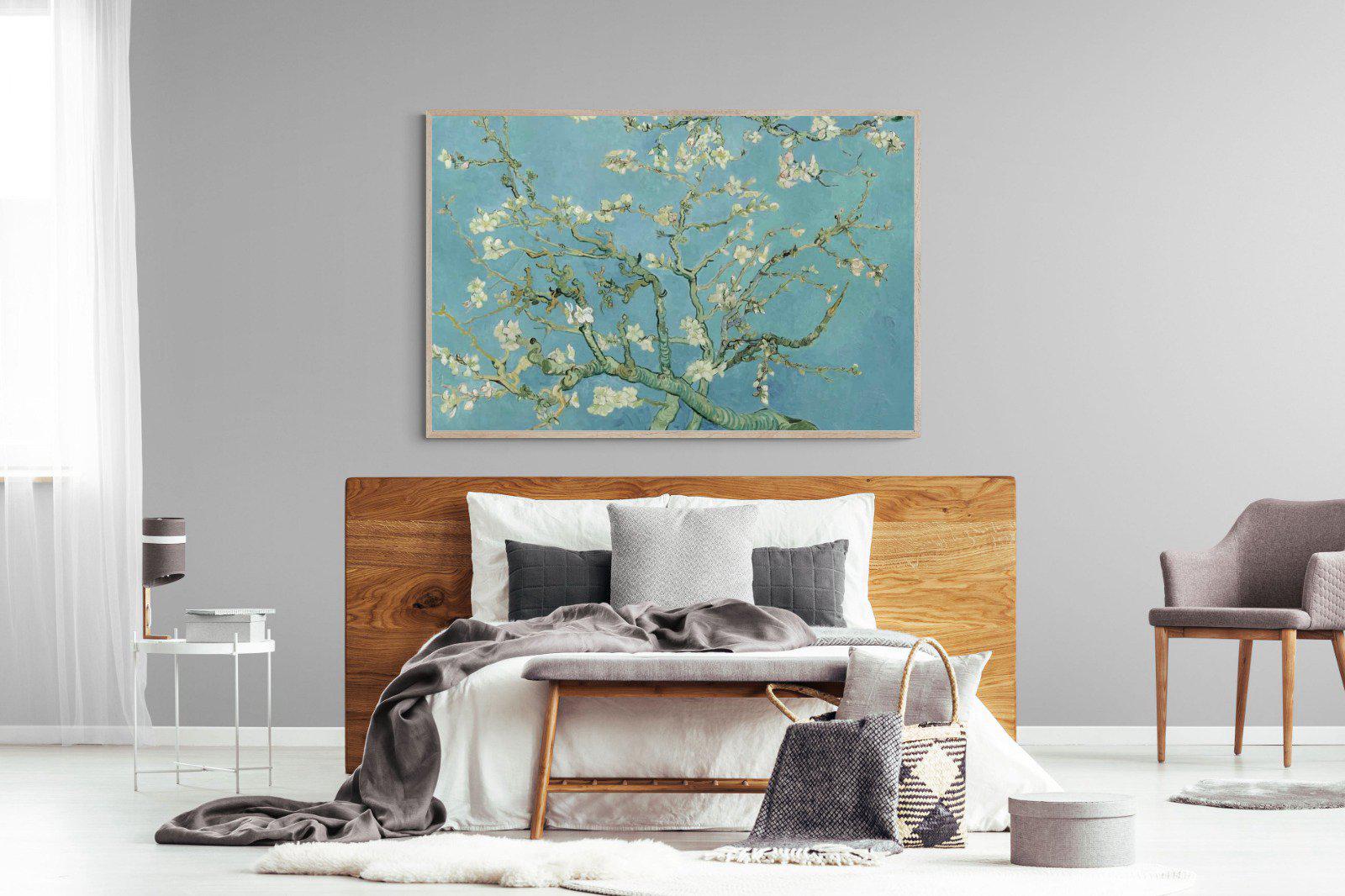 Van Gogh Almond Blossoms-Wall_Art-150 x 100cm-Mounted Canvas-Wood-Pixalot