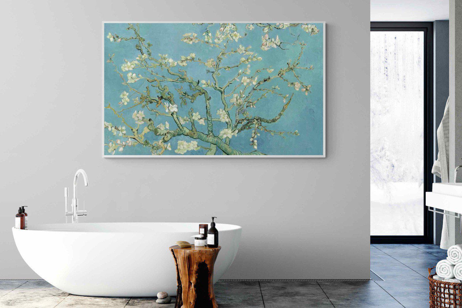 Van Gogh Almond Blossoms-Wall_Art-180 x 110cm-Mounted Canvas-White-Pixalot