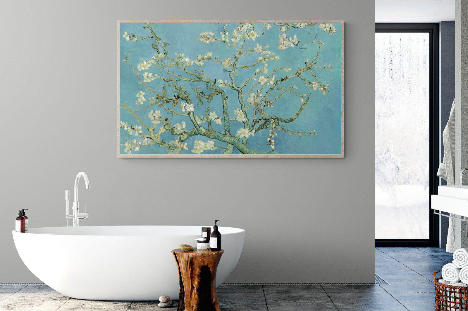 Van Gogh Almond Blossoms-Wall_Art-180 x 110cm-Mounted Canvas-Wood-Pixalot