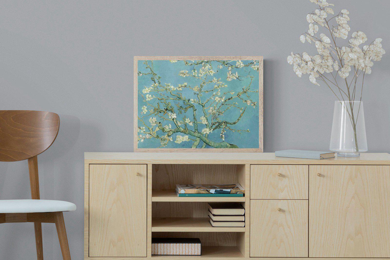 Van Gogh Almond Blossoms-Wall_Art-60 x 45cm-Mounted Canvas-Wood-Pixalot