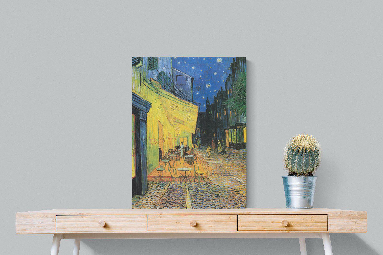 Van Gogh Café Terrace at Night-Wall_Art-60 x 80cm-Mounted Canvas-No Frame-Pixalot