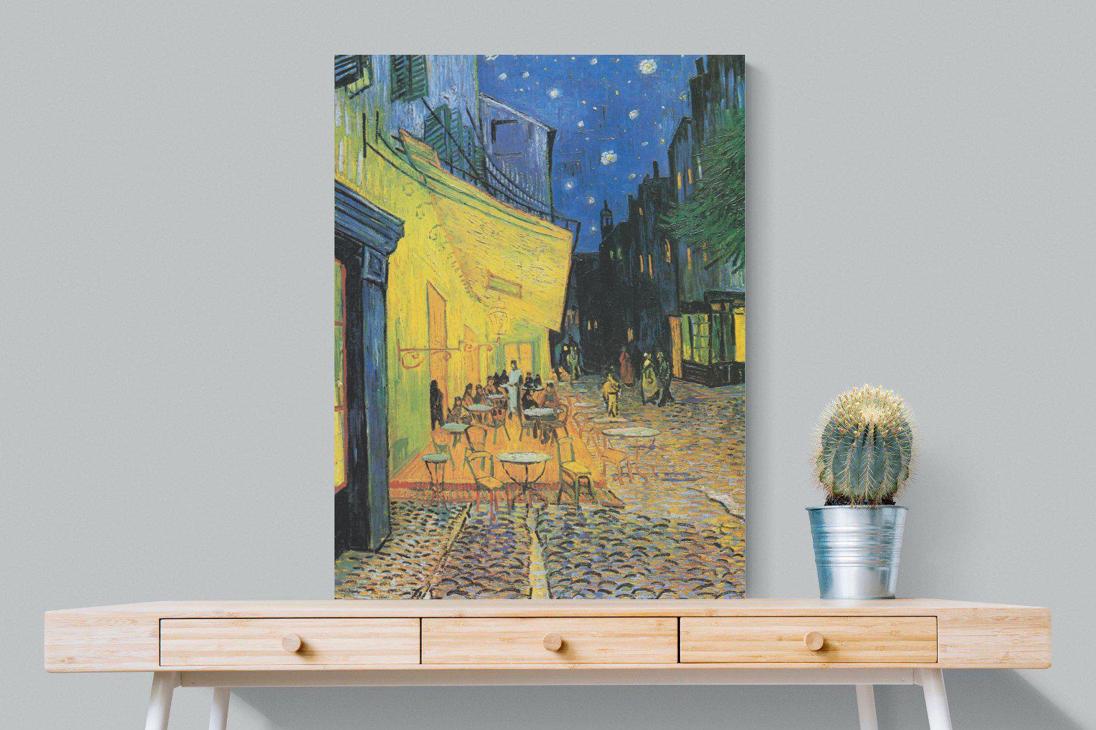 Van Gogh Café Terrace at Night-Wall_Art-75 x 100cm-Mounted Canvas-No Frame-Pixalot
