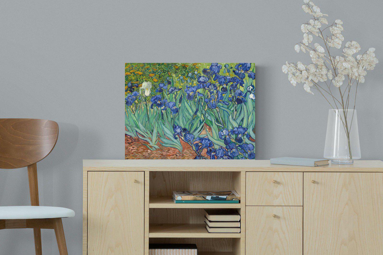 Van Gogh Irises-Wall_Art-60 x 45cm-Mounted Canvas-No Frame-Pixalot