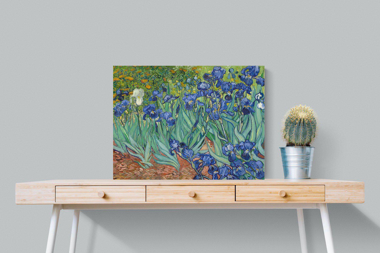 Van Gogh Irises-Wall_Art-80 x 60cm-Mounted Canvas-No Frame-Pixalot