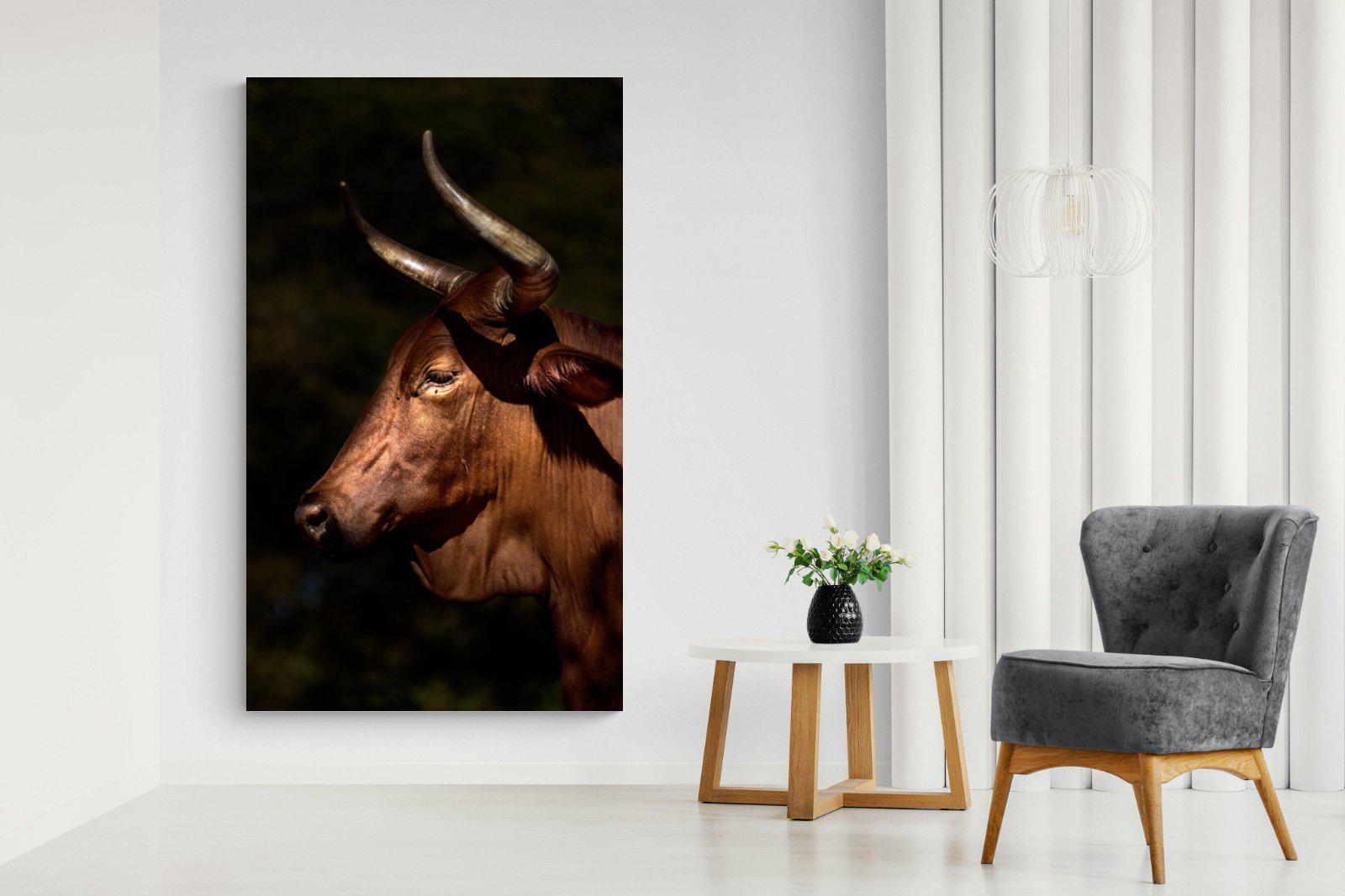 Velvet Nguni-Wall_Art-130 x 220cm-Mounted Canvas-No Frame-Pixalot