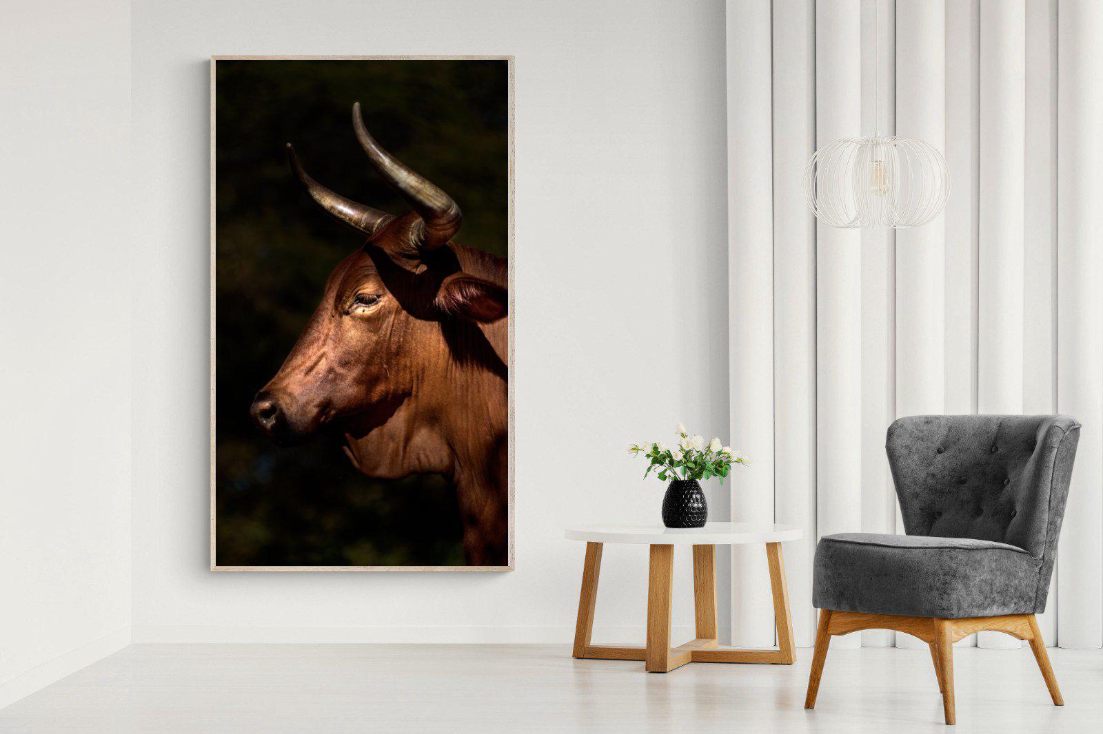 Velvet Nguni-Wall_Art-130 x 220cm-Mounted Canvas-Wood-Pixalot