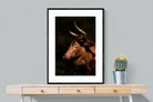Velvet Nguni-Wall_Art-75 x 100cm-Framed Print-Black-Pixalot
