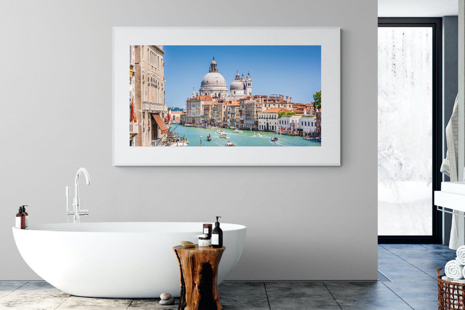 Venice-Wall_Art-180 x 110cm-Framed Print-White-Pixalot