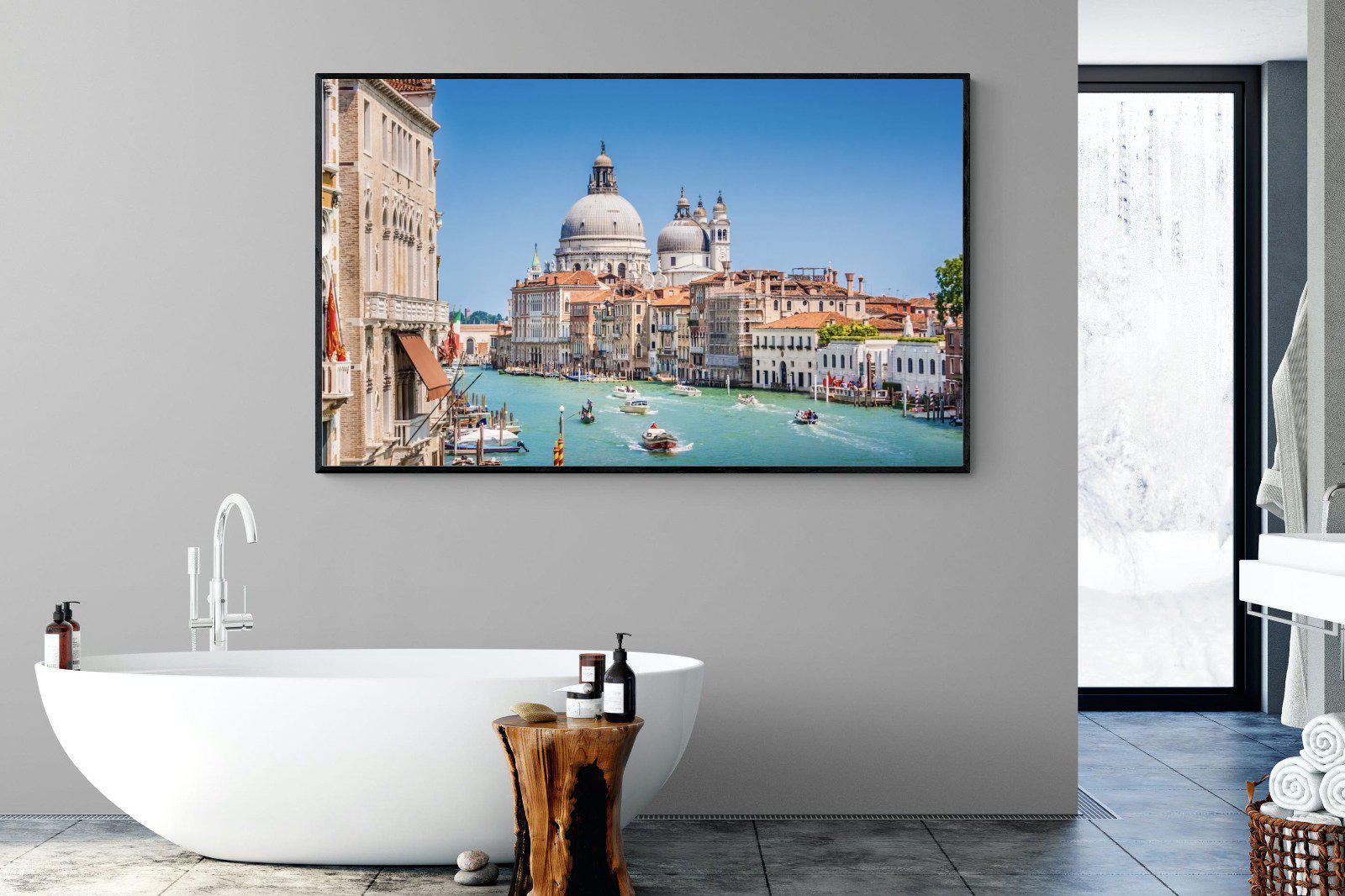 Venice-Wall_Art-180 x 110cm-Mounted Canvas-Black-Pixalot