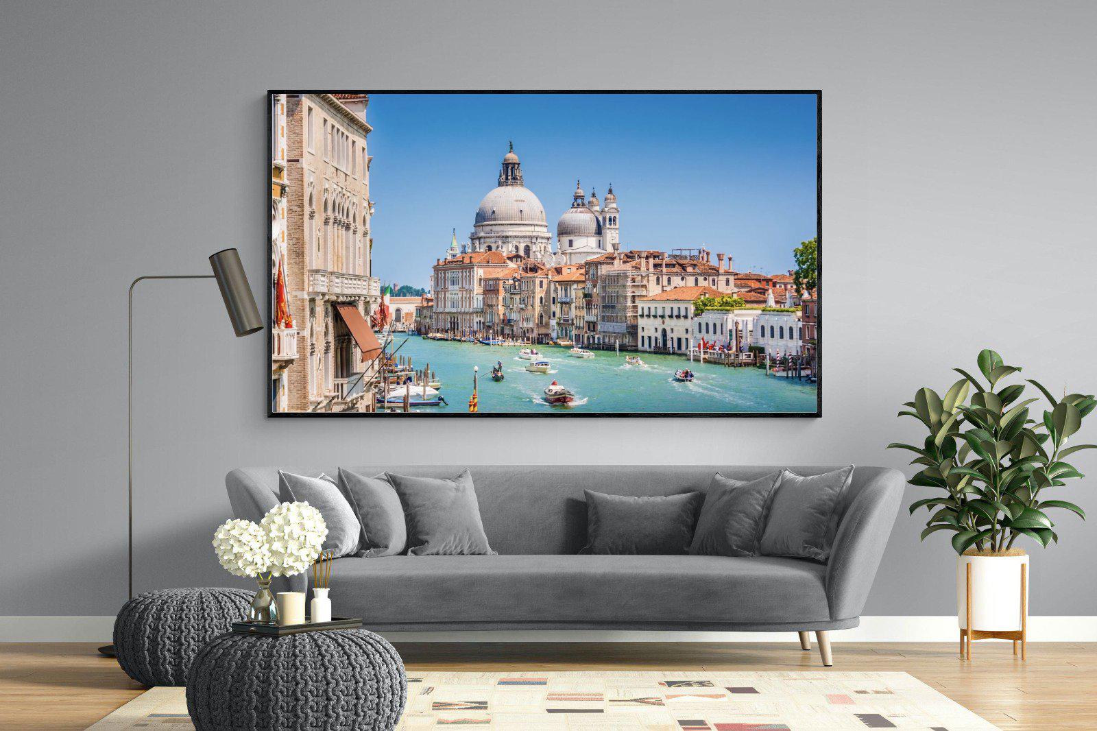 Venice-Wall_Art-220 x 130cm-Mounted Canvas-Black-Pixalot