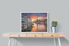 Venice at Dusk-Wall_Art-80 x 60cm-Mounted Canvas-White-Pixalot
